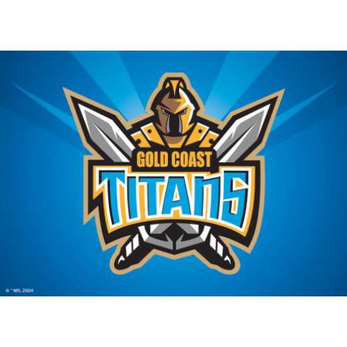 Titans NRL Edible Icing Image - A4 - Click Image to Close